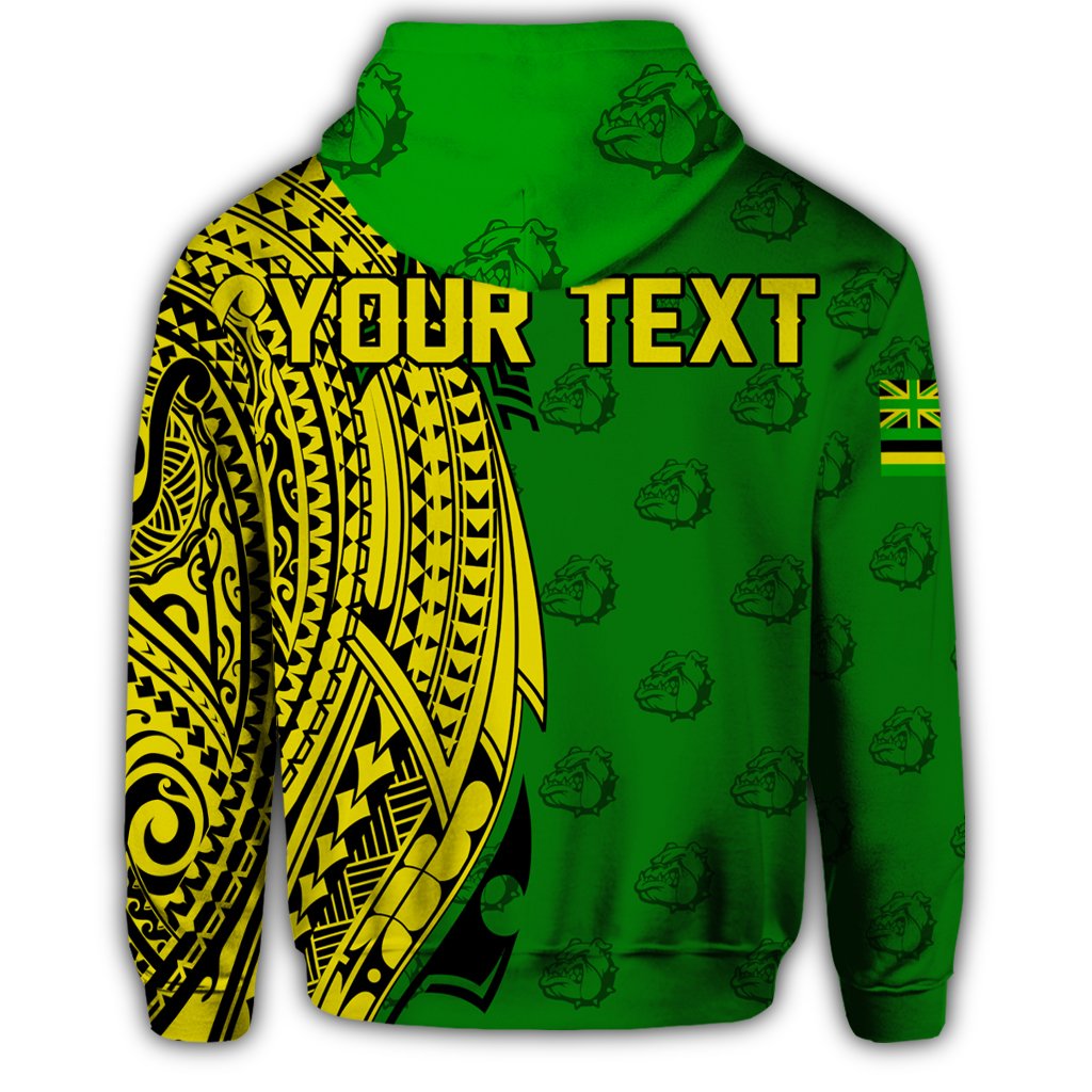 Custom Hawaii Hoodie Kaimuki High Tribal Kakau Pullover Hoodie - Polynesian Pride