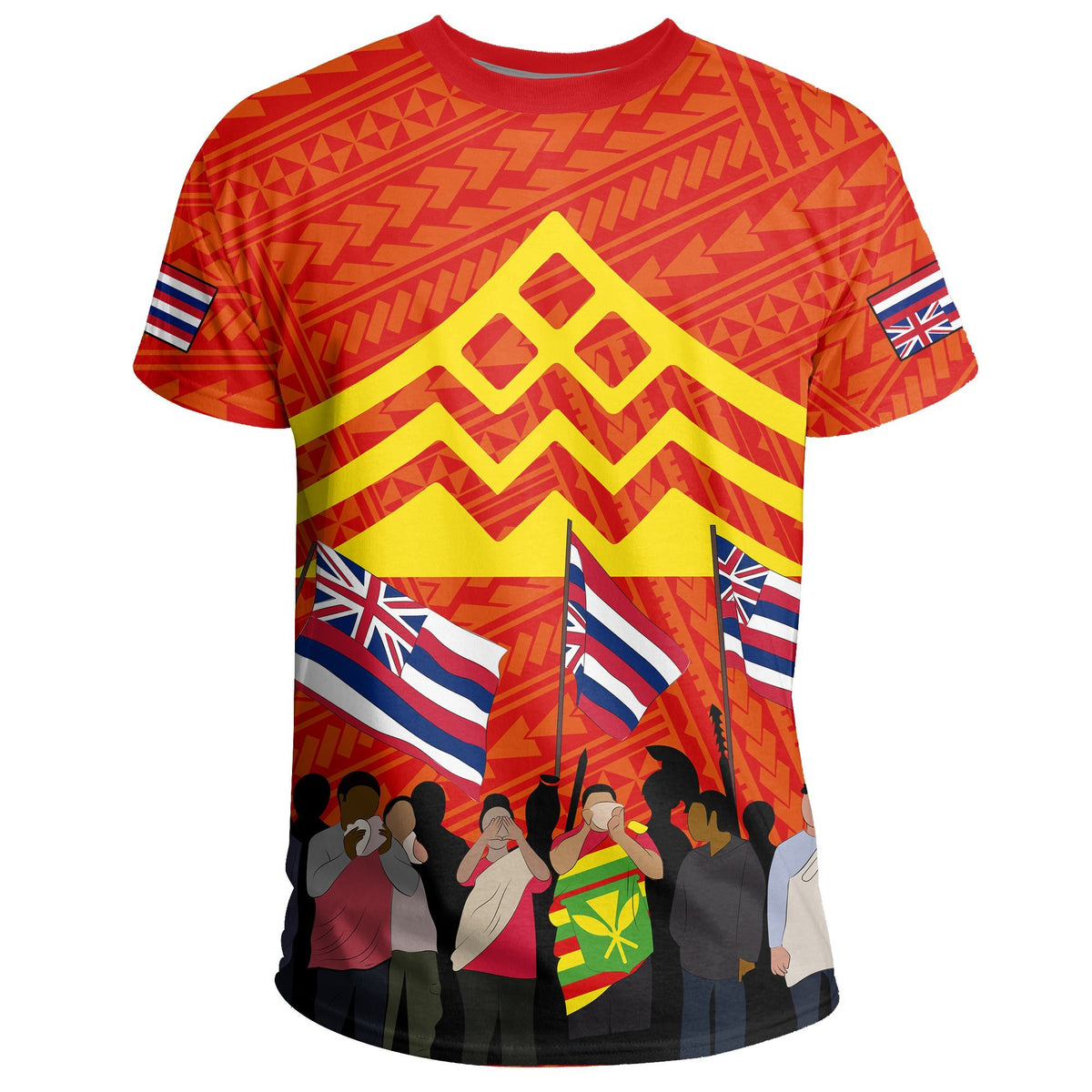 Hawaiian Protectors Mauna Kea Polynesian T shirt - Polynesian Pride