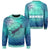 Hawaii Dive Coat Of Arm Sweat Shirt Unisex Blue - Polynesian Pride