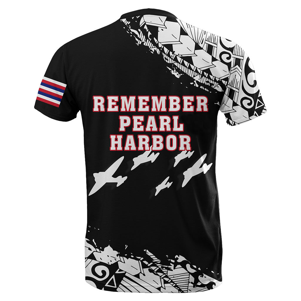 Hawaii Flag Remember Pearl Harbor T Shirt Nora Style - Polynesian Pride