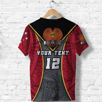 Custom Papua New Guinea Rugby T Shirt Style Gown - Polynesian Pride