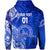 Custom Tonga Tupou College Hoodie Simple Vibes Blue, Custom Text and Number LT8 - Polynesian Pride