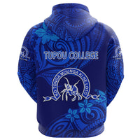 Kolisi Ko Tupou College Tonga Hoodie Unique Vibes Full Blue - Polynesian Pride