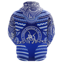 Custom Kolisi Ko Tupou College Tonga Hoodie Creative Style Blue - Polynesian Pride