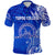 Tonga Tupou College Polo Shirt Simple Vibes Blue LT8 - Polynesian Pride