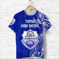 Custom Tonga Tupou High School T Shirt Simple Vibes, Custom Text and Number LT8 - Polynesian Pride