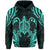 Polynesian Turtle Kanaka Maoli Hawaii Hoodie Turquoise - Polynesian Pride