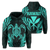 Polynesian Turtle Kanaka Maoli Hawaii Hoodie Turquoise Unisex Turquoise - Polynesian Pride