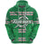 Manawatu Turbos Zip Hoodie Maori Vibes Unisex Green - Polynesian Pride