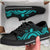 Northern Mariana Islands Low Top Canvas Shoes - Turquoise Tentacle Turtle - Polynesian Pride