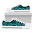 Niue Low Top Canvas Shoes - Turquoise Tentacle Turtle - Polynesian Pride