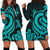 Vanuatu Women Hoodie Dress - Turquoise Tentacle Turtle Turquoise - Polynesian Pride