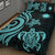 Marshall Islands Quilt Bed Set - Turquoise Tentacle Turtle - Polynesian Pride