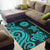 Tahiti Area Rug - Turquoise Tentacle Turtle - Polynesian Pride