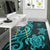 Niue Area Rug - Turquoise Tentacle Turtle - Polynesian Pride