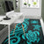 Samoa Area Rug - Turquoise Tentacle Turtle - Polynesian Pride