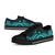 Marshall Islands Low Top Canvas Shoes - Turquoise Tentacle Turtle - Polynesian Pride