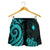 Marshall Islands Women's Short - Turquoise Tentacle Turtle - Polynesian Pride