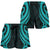 Hawaii Women's Short - Turquoise Tentacle Turtle - Polynesian Pride