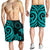 Cook Islands Men's Short - Turquoise Tentacle Turtle - Polynesian Pride