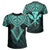 Hawaii Polynesian Limited T Shirt Tab Style Turquoise Unisex Black - Polynesian Pride