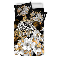Hawaii Turtle Map Hibiscus Bedding Set - Nutri Style AH - Polynesian Pride