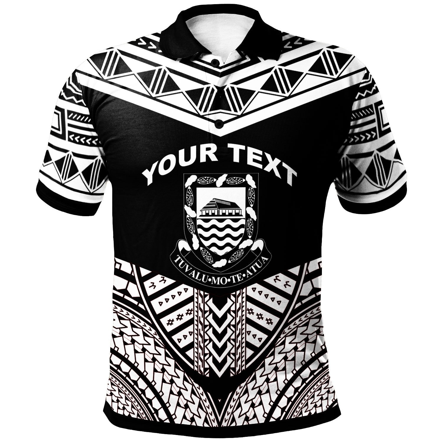 Tuvalu Polynesian Custom Polo Shirt Tribal Pattern Cool Style White Color Unisex White - Polynesian Pride