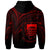 Tuvalu Hoodie Red Color Cross Style - Polynesian Pride