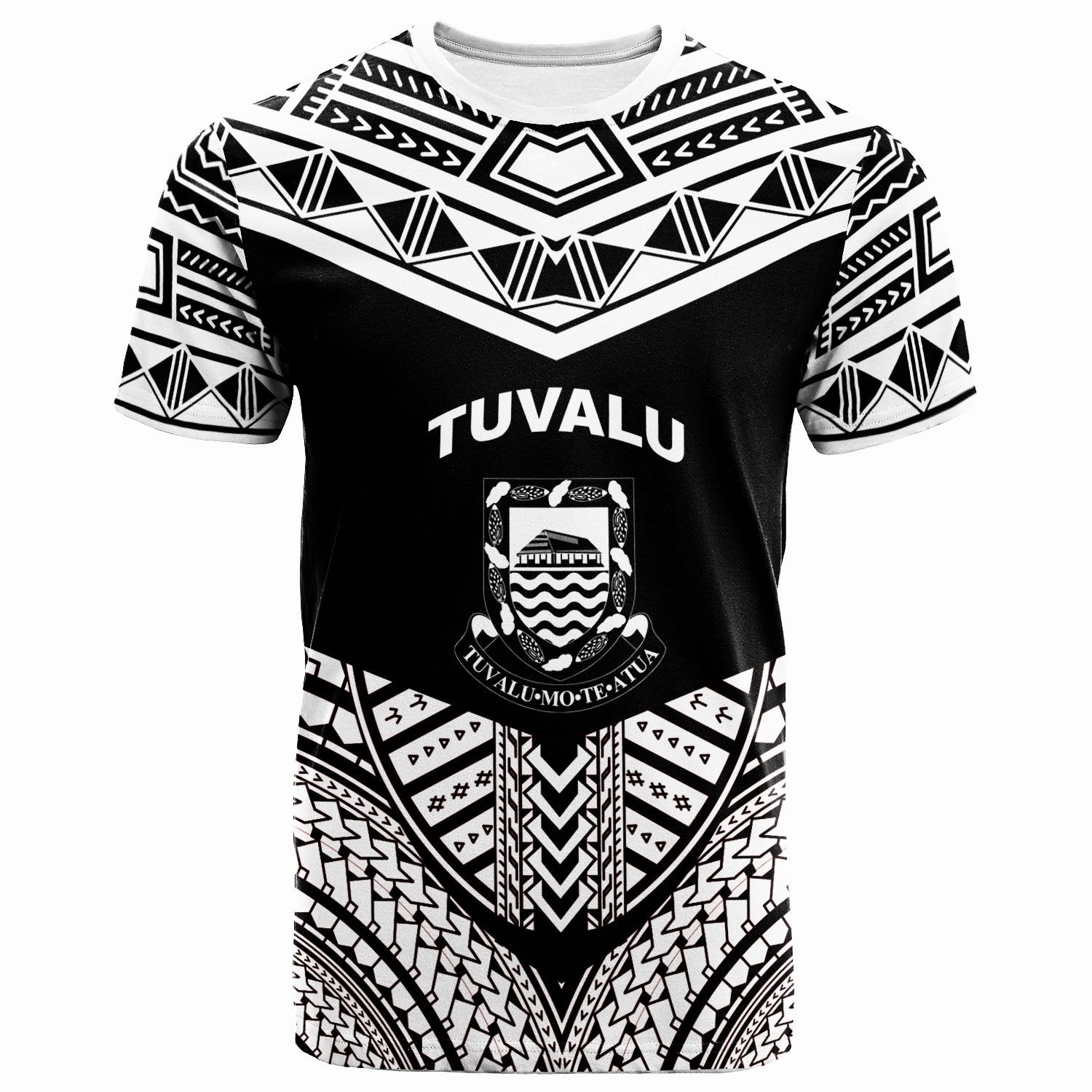 Tuvalu T Shirt Tribal Pattern Cool Style White Color Unisex White - Polynesian Pride