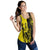 Hawaii King Polynesian Women's Racerback Tank - Lawla Style Yellow - AH - Polynesian Pride