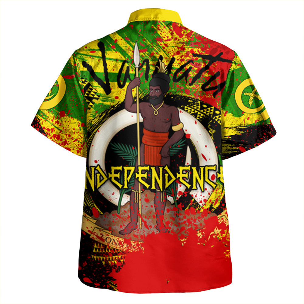 Vanuatu Independence Day Grunge Beach Shirt LT10 - Polynesian Pride