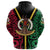 Happy Fathers Day Vanuatu Flag Hoodie Melanesian Warrior LT4 - Polynesian Pride