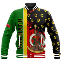 Vanuatu Flag Pattern Style Baseball Jacket LT10 Unisex Yellow - Polynesian Pride