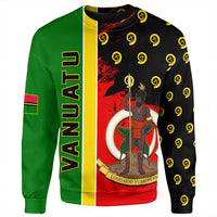 Vanuatu Flag Pattern Style Sweatshirt LT10 - Polynesian Pride