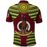 Vanuatu Special Independence Anniversary Polo Shirt Creative Style Red LT8 - Polynesian Pride