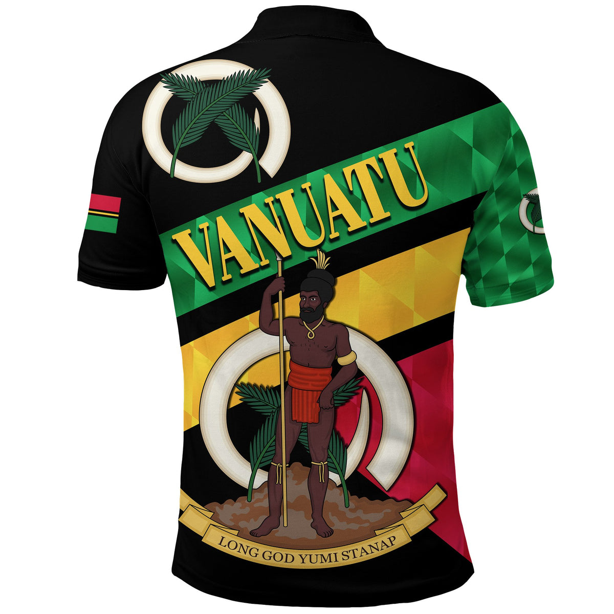 Custom Vanuatu Rugby Polo Shirt Sporty Style - Polynesian Pride