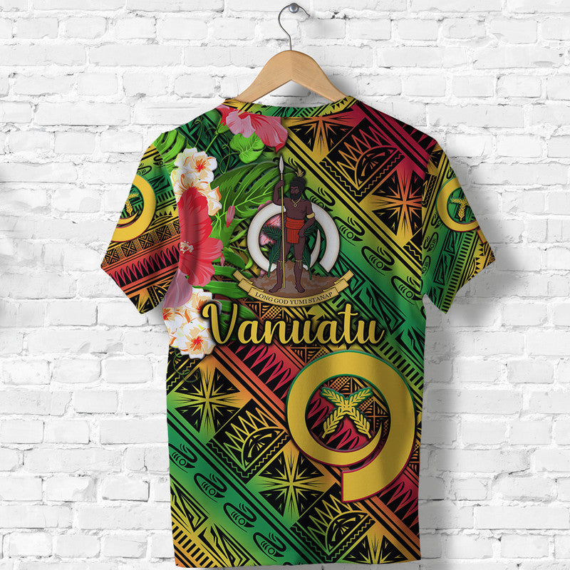 Vanuatu T Shirt Independence Be Proud Vanuatu Flag Gradient Vibes LT8 - Polynesian Pride