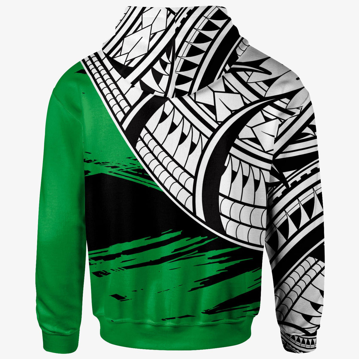 Vanuatu Custom Zip Hoodie Vanuatu Flag Style With Claw Pattern - Polynesian Pride
