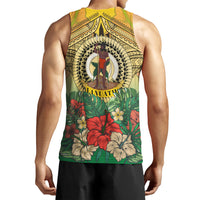 Vanuatu Polynesian Hibiscus Tank Top LT10 - Polynesian Pride