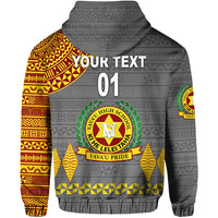Custom Tonga Vavau High School Hoodie Simple Style Grey LT8 - Polynesian Pride