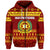 Vavau High School Christmas Zip Hoodie Simple Style Maroon LT8 - Polynesian Pride