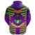 Fiji Vuci Rugby Club Zip Hoodie Creative Style Purple LT8 - Polynesian Pride