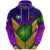 Fiji Vuci Rugby Club Zip Hoodie Creative Style Purple LT8 - Polynesian Pride