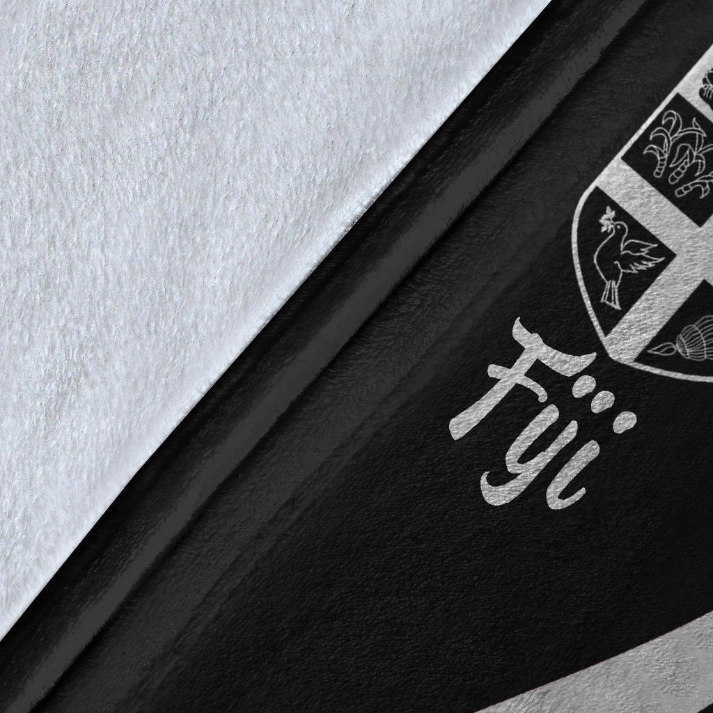 Fiji Premium Blanket - White Polynesian Tentacle Tribal Pattern - Polynesian Pride