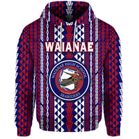 Hawaii Waianae High School Hoodie Seariders Simple Style LT8 - Polynesian Pride