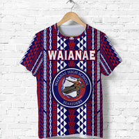 Custom Hawaii Waianae High School T Shirt Seariders Simple Style LT8 - Polynesian Pride