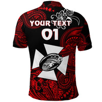 Custom Wallis and Futuna Polynesian Polo Shirt Unique Style Red LT8 - Polynesian Pride