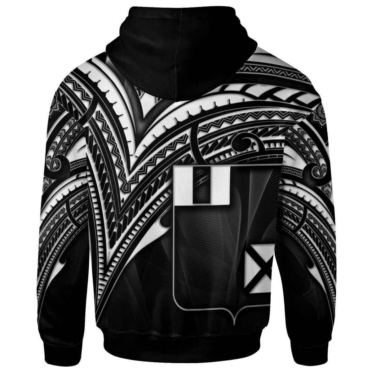 Wallis and Futuna Zip Hoodie Cross Style - Polynesian Pride