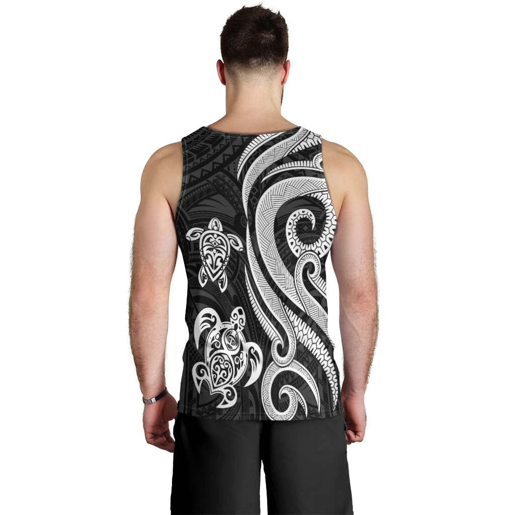 Federated States of Micronesia Men's Tank Top - White Tentacle Turtle - Polynesian Pride