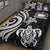 Samoa Quilt Bed Set - White Tentacle Turtle - Polynesian Pride